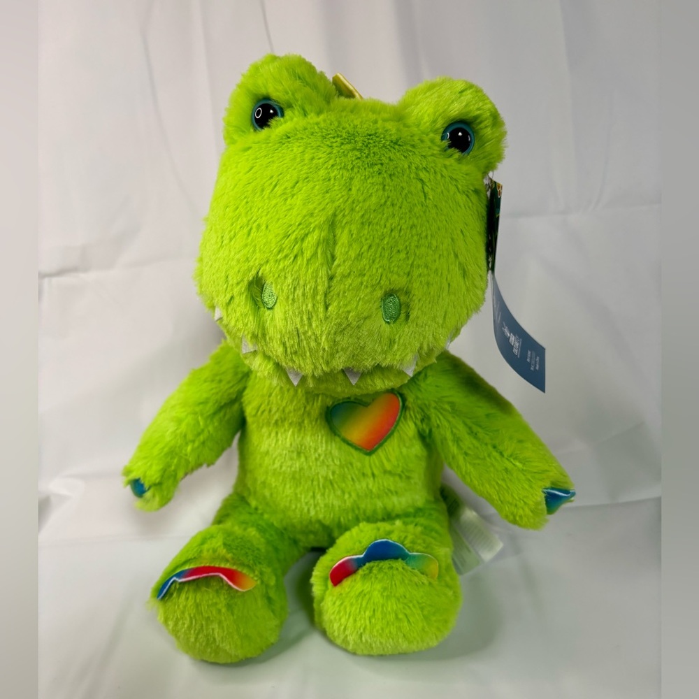 Build-a-Bear Workshop Spring 2023 Cubscription Lime Green Dinosaur 10” BABW NWT